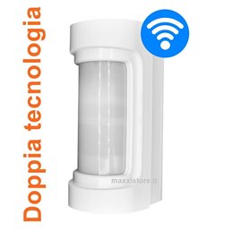 Optex sensore esterno doppia tecnologia wireless PIR+MW 12m 90° - VXS-RDAM