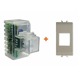 Fanton lampada emergenza led da incasso compatibile Gewiss Chorus bianca - 82882-GC