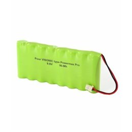 GP pacco batteria ricaricabile Ni-Mh 9,6V 1800mAh compatibile VISONIC dx