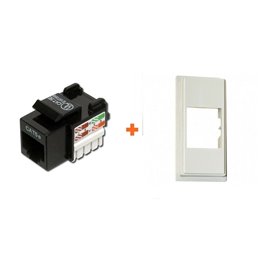 Digitus presa di rete cat.5e utp serie Bticino Now colore sabbia  rj45