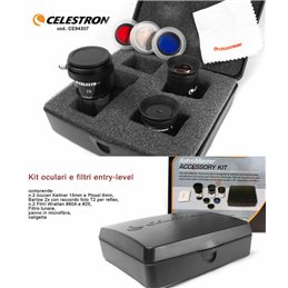 Celestron kit accessori oculari e filtri entry level per telescopio - CE94307