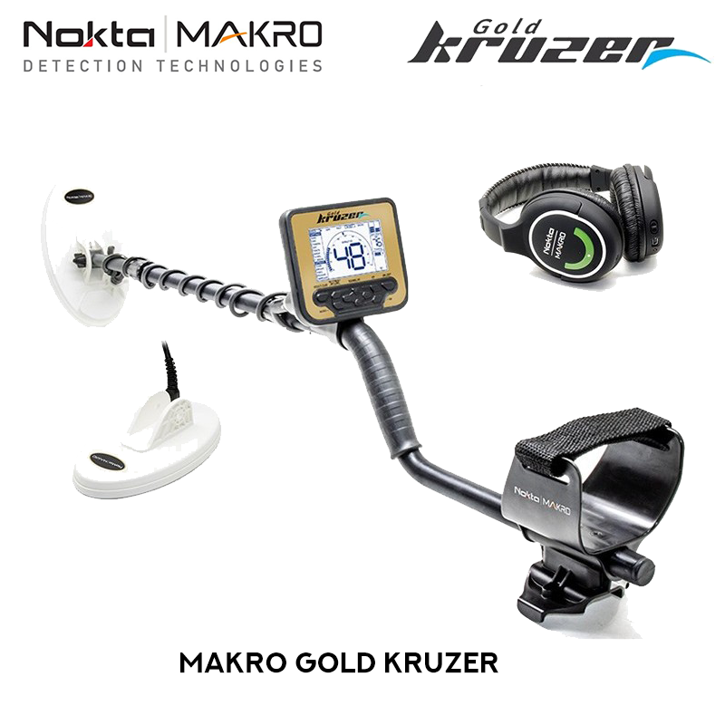 Nokta Makro Metal Detector con 2 Piastre 61KHz Oro - GOLD KRUZER