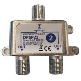 Diprogress Divisore partitore derivatore sdoppiatore splitter 5-2150 Mhz f2 uscite - DPSP21