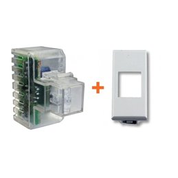 Fanton lampada notturna segna passo led compatibile Bticino Axolute bianca - 82883-AB