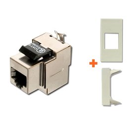 Intellinet presa rete cat.6 stp rj45 compatibile serie Bticino Magic TT